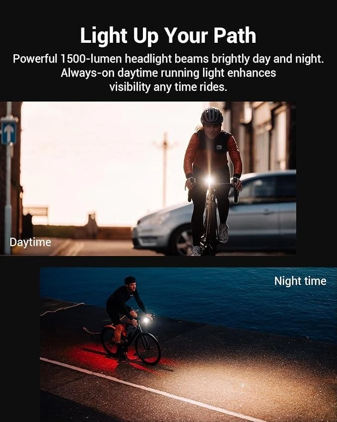 Magicshine ALLTY 1500S Bike Lights for Night Riding, Battery Replaceable USB-C - Image 3 of 4