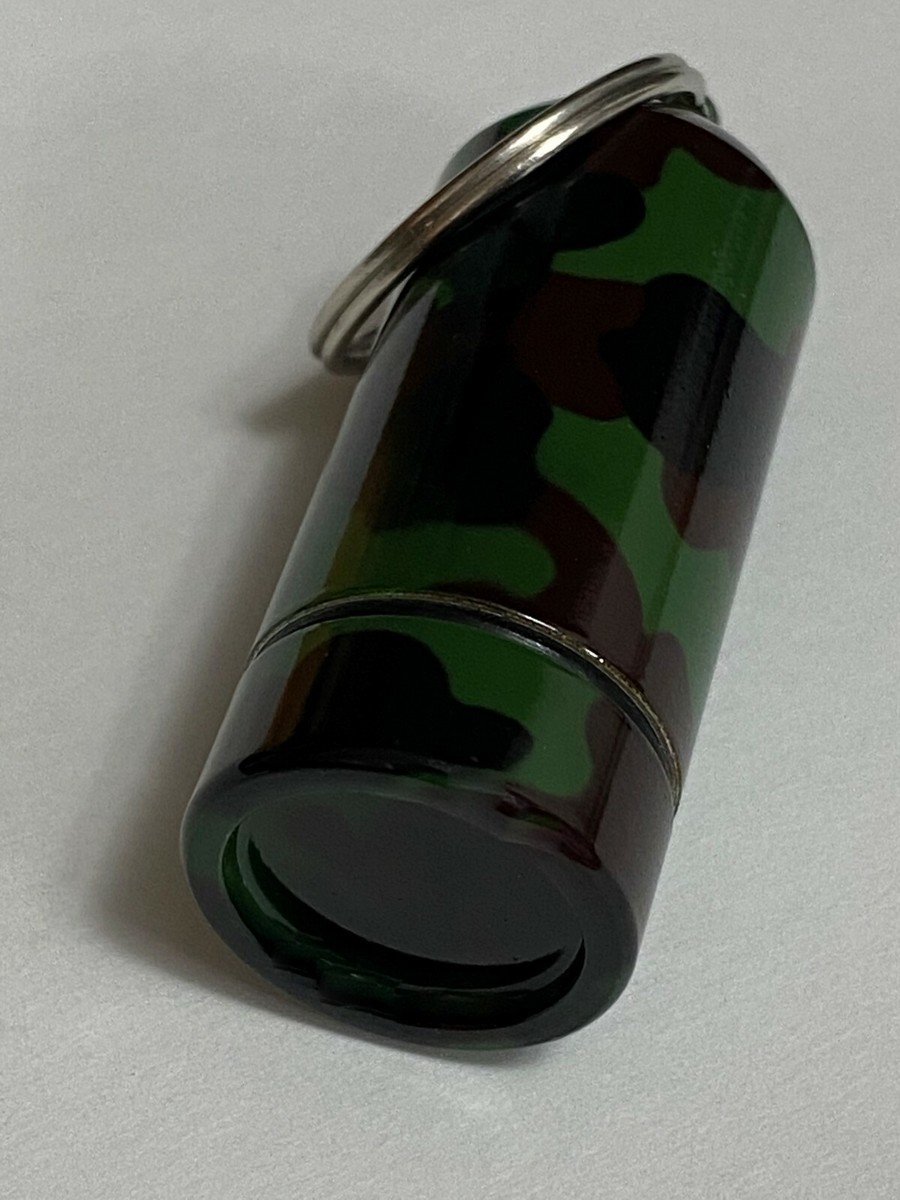 Lot 10 Nano Geocaches – Contenants Camouflage Type Pilule/bouteille, Alu, Neufs