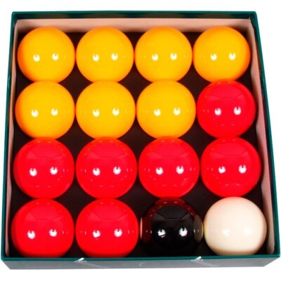 Aramith American rot und gelb Pool Ball Set 2 1/4'' (57 mm)