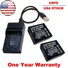 Battery / USB Charger For DMW-BLE9E DMW-BLG10 Panasonic Lumix DC-TZ90 DC-GX9