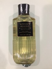 BATH  BODY WORKS WHISKEY RESERVE 3-IN-1 HAIR FACE BODY WASH FOR MEN 10 OZ