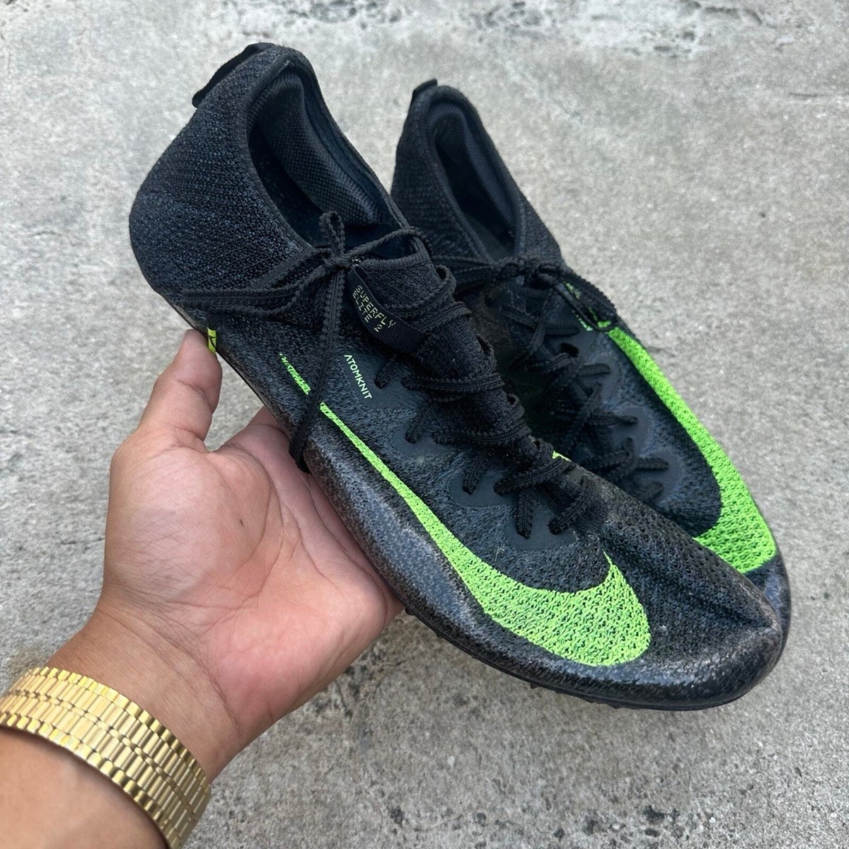 Size Nike Zoom Superfly Elite Black Lime Blast CD4382-001
