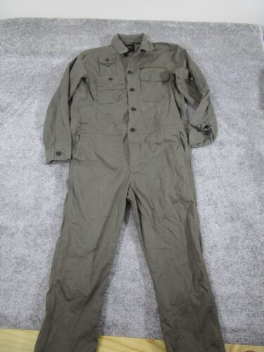 Banana Republic Explorer Flight Suit Mens Medium Jumpsuit Green