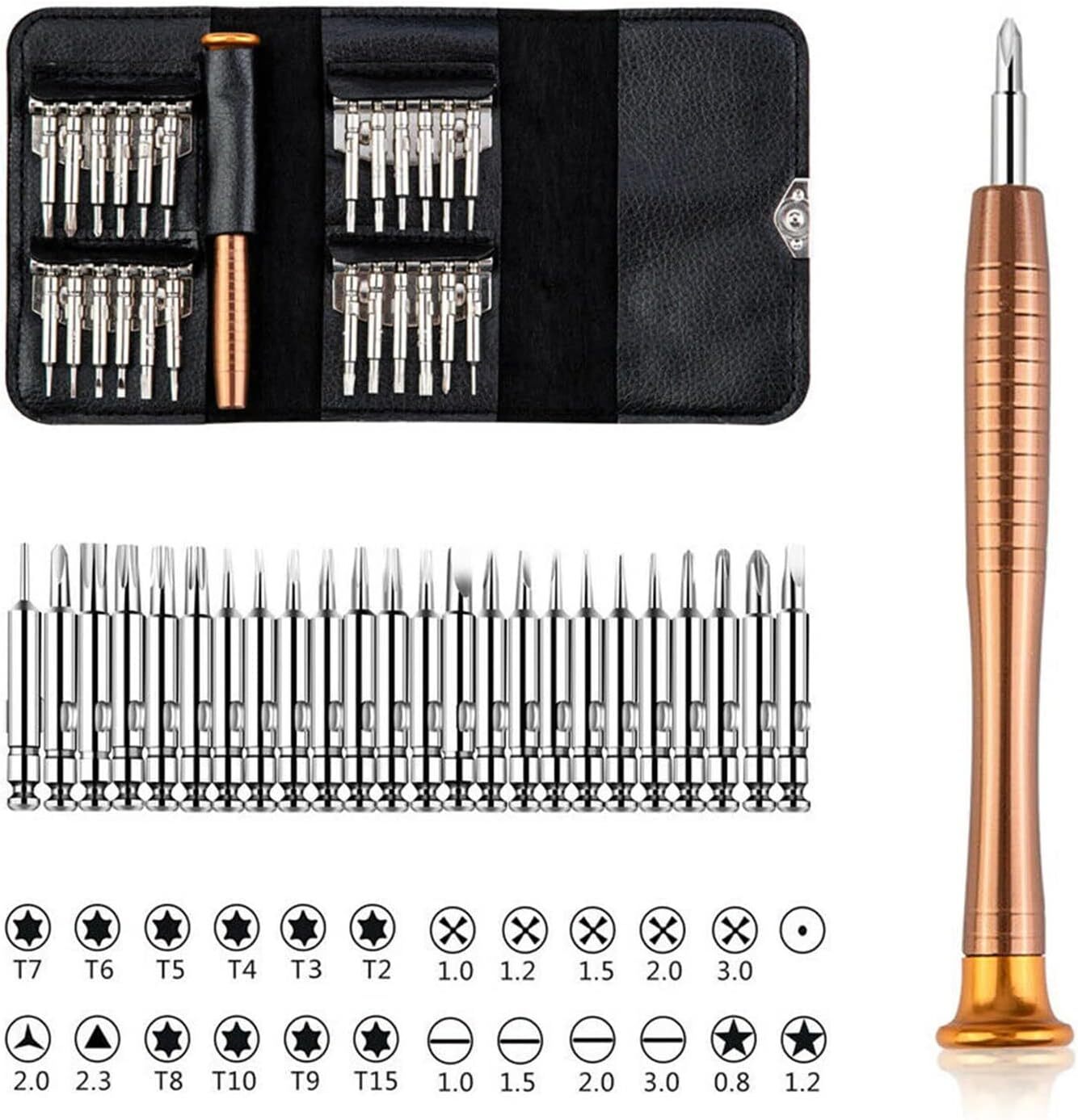 25-in-1 Precision Screwdriver Set for MacBook iPhone Samsung PC Laptop Repair