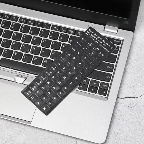 Russischer Brief Aufkleber mit Tastatur Spanisch Alphabetische Anordnung - Bild 8 von 14
