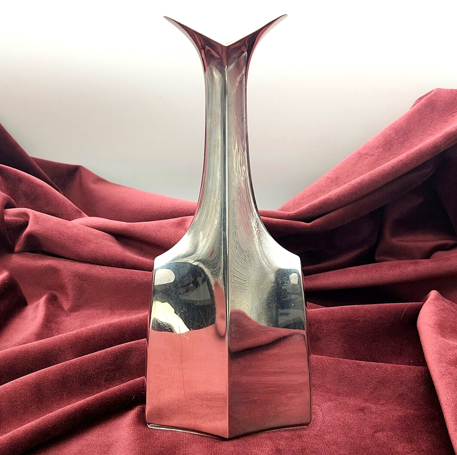 Sterling Silver (925) (150g) Solid Long Concave N… - image 1