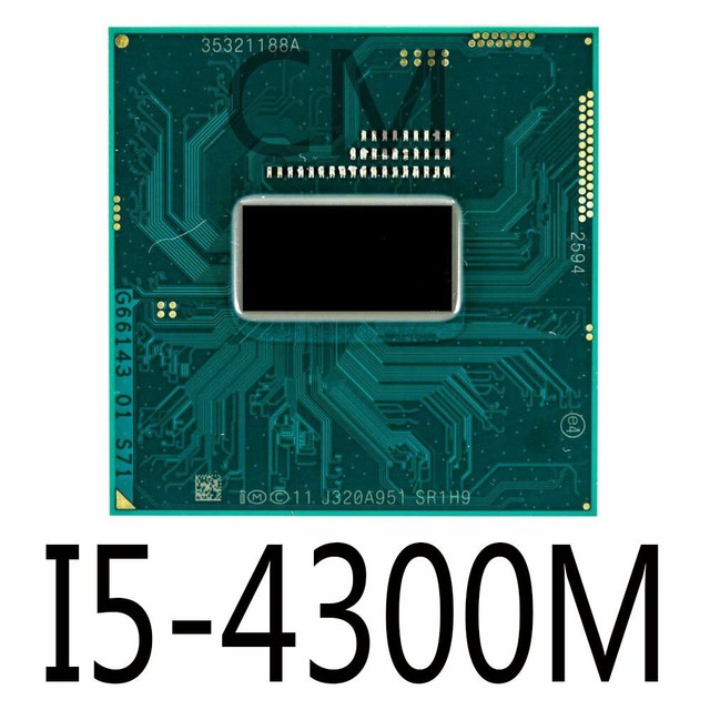 Intel Core I5-4200M 4210M 4300M 4310M 4330M Socket G3 Laptop CPU ...