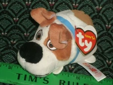 TEENY TY ~ MAX ~ Secret Life of Pets ~ 2016 ~ MINT with MINT TAGS ~ Stackable  