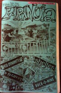PARANOIA photo copy half size semi per music zine kid dynamite shelter discount