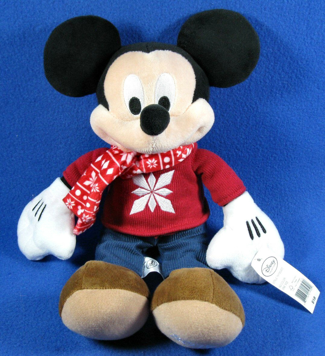 christmas mickey mouse plush
