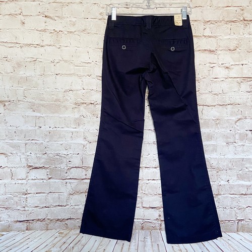 Gap Girls Vintage Slim Flare Chino Pants Size 14 Navy Blue NWT - Picture 7 of 8