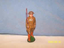 VINTAGE BARCLAY B15 SOLDIER ON PARADE  SHOULDER ARMS, LONG STRIDE  ORIGINAL 