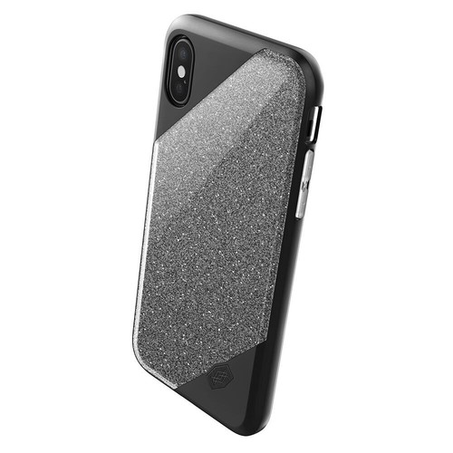 X-Doria Defense Revel Lux Cover Protection Black Glitter Case For iPhone X/XS - Picture 3 of 3