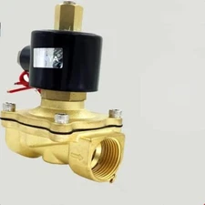 2 Way Brass Electric Solenoid Valve 1/4" 3/8" 1/2" 3/4" 1" AC220V DC12V DC24V