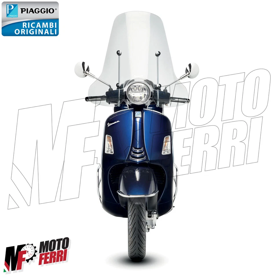 MF4864 Paraurti Parafango Cromato Originale Vespa GTS 125 250 300 mod 2005/2022 - Immagine 4 di 4