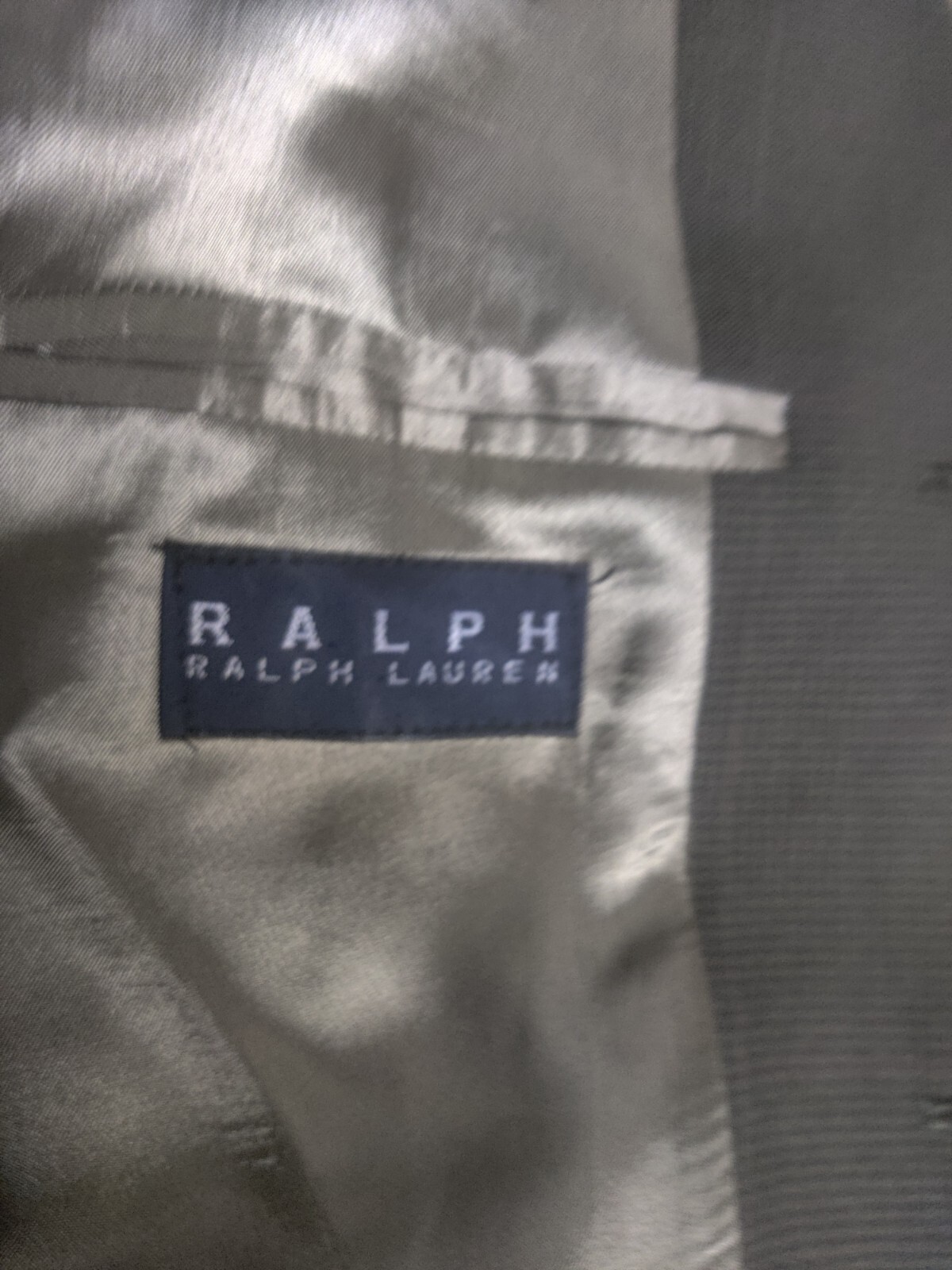 Ralph Lauren Mens Suit Jacket Brown 40 Prince Wales Check Blazer Wool