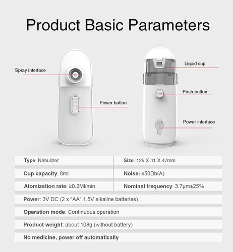 Power grid type atomizer, portable micro-grid adult and child household atomizeQ - Picture 9 of 14