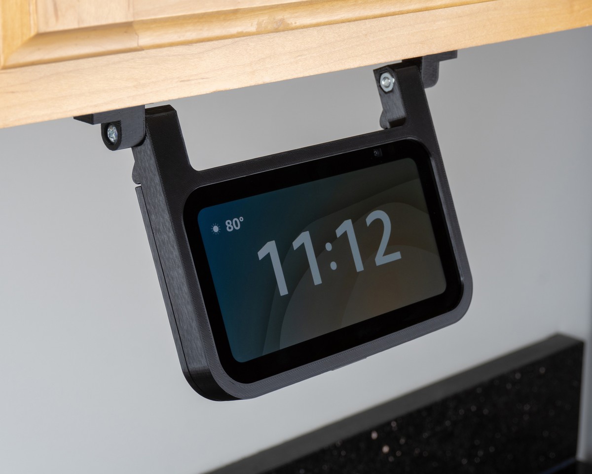 Alexa 土台付き Amazon Echo Show 5 Alexa Under Cabinet Mount Bracket for 3rd Gen
