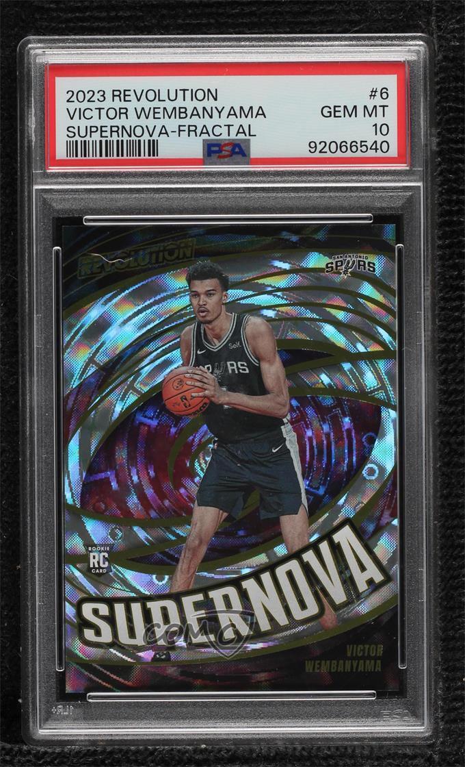 2023 Revolution Supernova Fractal Victor Wembanyama #6 PSA 10 GEM 