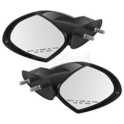 2 Black Mirrors For Yamaha VX WaveRunner 2005 06 07 08 2009 Deluxe/Cruiser/Sport