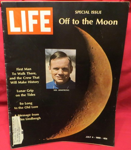 Life Magazine July 4, 1969 Neil Armstrong Off to the Moon
