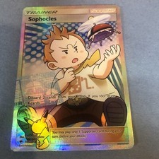 Sophocles Full Art Trainer - 146/147 Burning Shadows - Pokemon TCG - Mint/NM