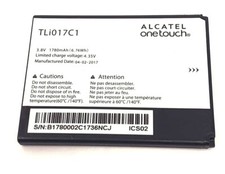 Battery TLI017C1 TCL Alcatel One Touch 5027B DAWN 4060 4060a 5027 A572BG Pixi