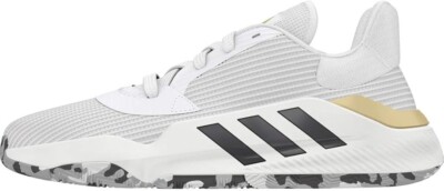 Size 8 - adidas Pro Bounce 2019 Low White Black Gold
