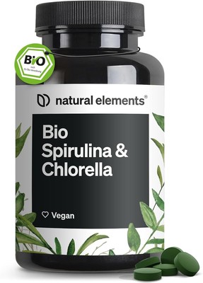 Organic Spirulina & Chlorella Tablets