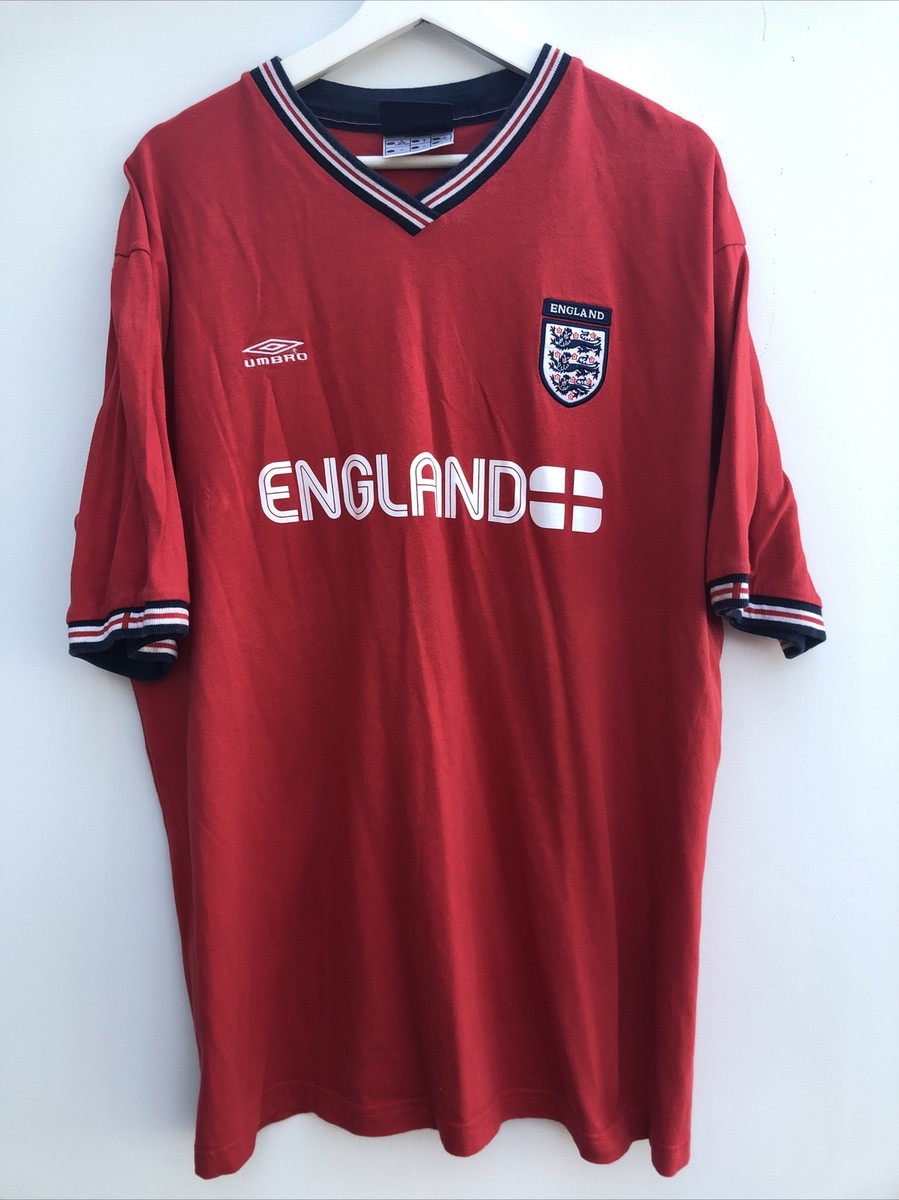Vintage Umbro England T Shirt World Cup Retro Umbro England Shirt - Main Image