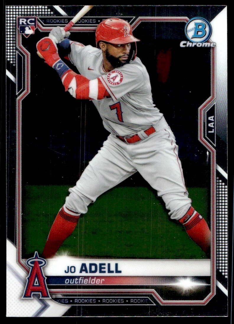 2021 Bowman Chrome Jo Adell Rookie Los Angeles Angels #42
