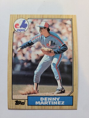 1987 TOPPS DENNY MARTINEZ #252 NM