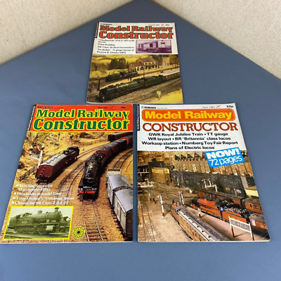 Modelleisenbahn Konstrukteur Magazin Ausgaben 564, 574 und 577 portofrei 80er Jahre