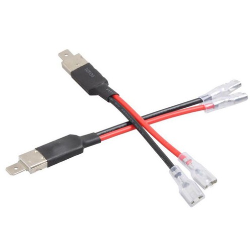 2Pcs LED H1 Wiring Connector Cables Convenient H1 Socket Convert Adapter Wires - Picture 3 of 12