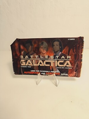Battlestar Galactica Season Two Trading Card Pack BRAND NEW SEALED RARE