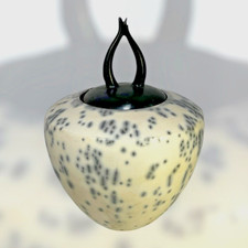 VASE RAKU 1990 SIGNÉ "MOLOT"DESIGN XXème