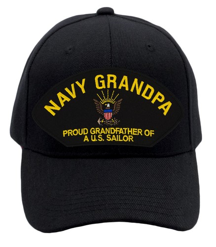 Navy Grandpa - Proud Grandfather Hat 
