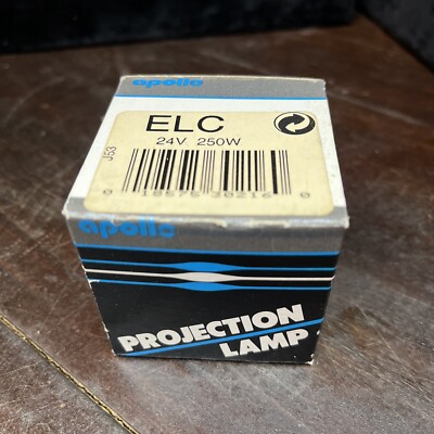 Apollo ELC Projector Lamp Bulb Slide Film Strip Projection  250w  24v NOS