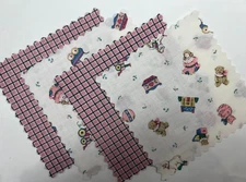 32  5" Quilting Fabric Squares Quilting Charm Pack Pre Cut Retro Baby