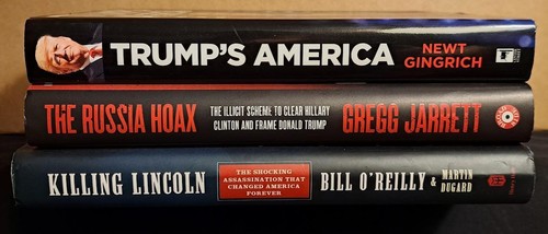 Lot of 3 Hard Cover Novels Book TRUMPS AMERICA and Political Content Russia Hoax - Picture 2 of 9