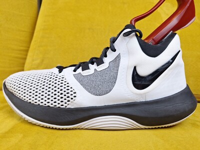 Nike Air Precision II Black White Basketball Sneakers Size 7.5 NIKE AIR PRECISION II WHITE BLACK price $67.50 | Basketzone.net main image 2