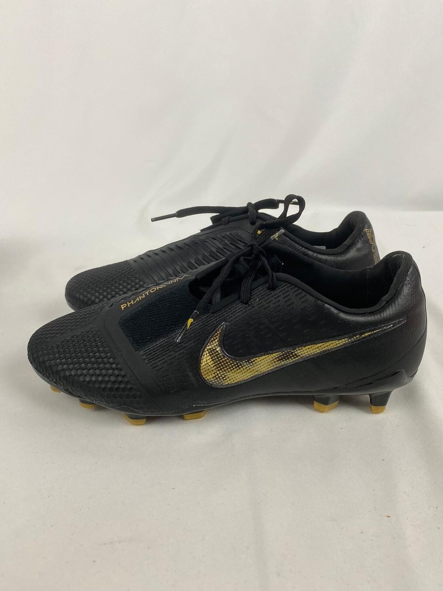 NEW NIKE PHANTOM VENOM ELITE FG BLACK GOLD $250 RETAIL AO7540-077