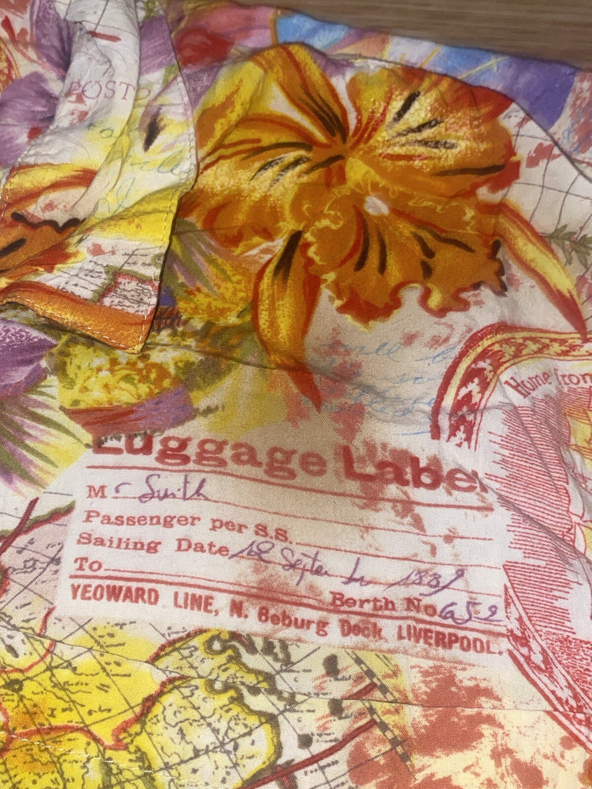 Vintage 80s Jams World World Traveler Hawaiian Ships Hula Hibiscus Rare XL image 5