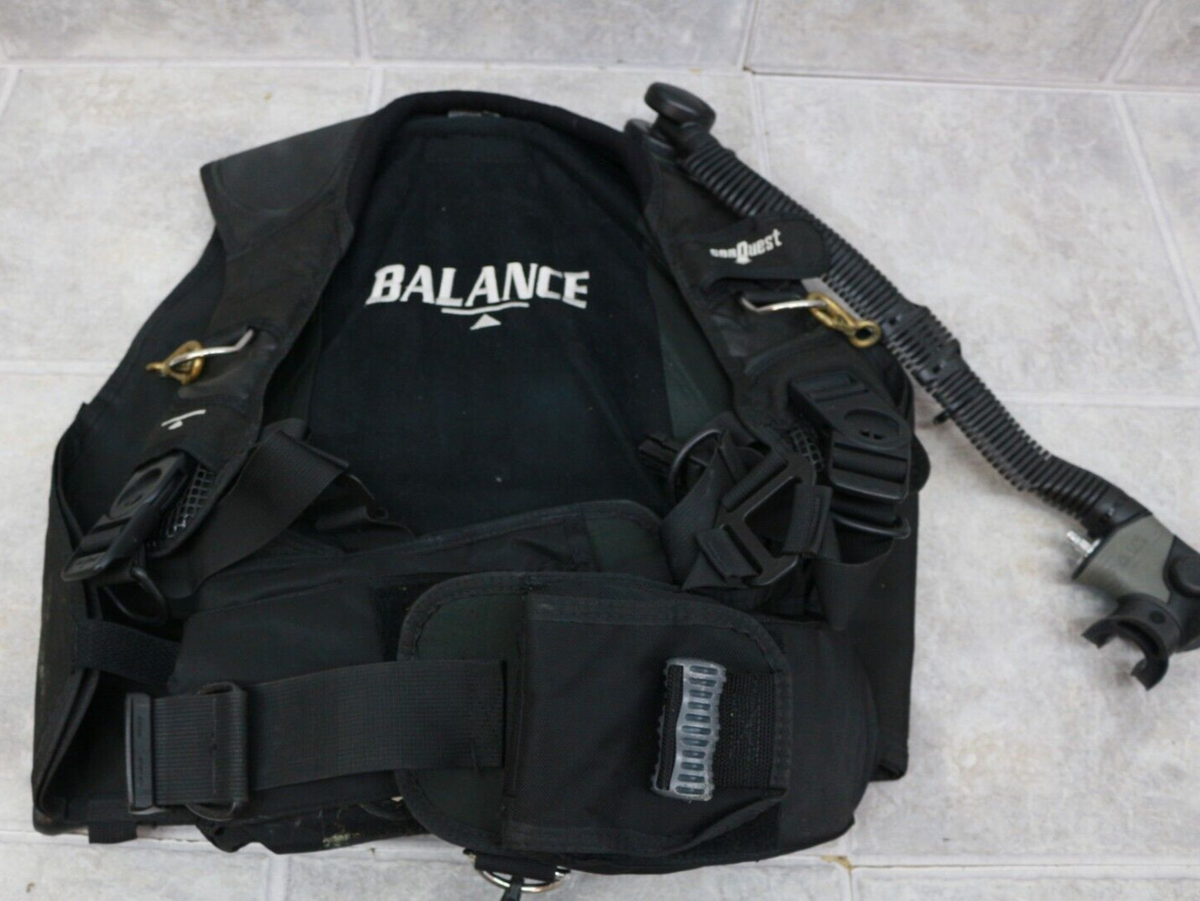 Aqualung / Seaquest Balance BCD Vest Back Bouyancy Device