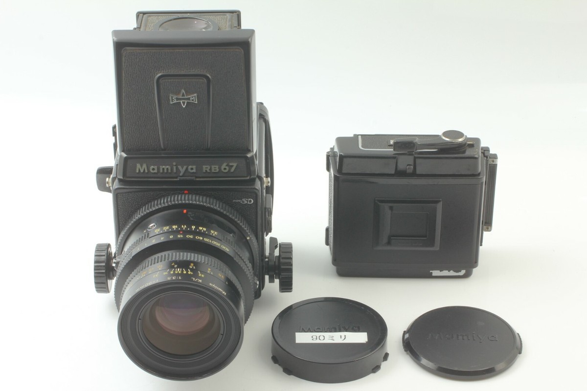 Exc+++] Mamiya RB67 Pro SD Camera K/L KL 90mm f/3.5 L Lens From