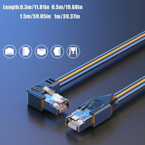 Cat5e 100Mbps RJ45 Ethernet Cable CAT5e Speed Ethernet Cord Networking Cable - Afbeelding 8 van 27