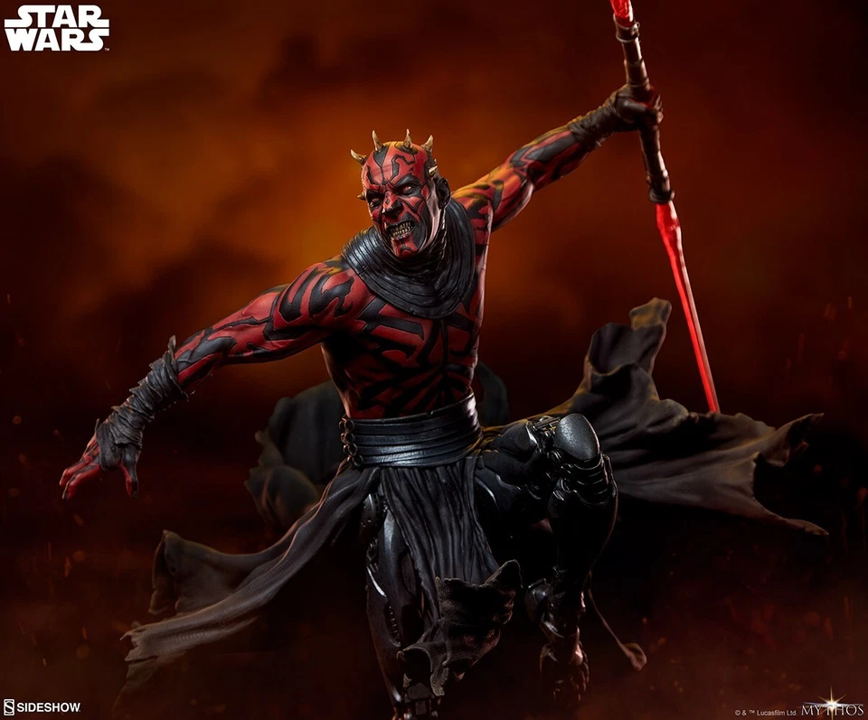 Sideshow Star Wars The Phantom Menace Darth Maul Mythos Statue - Image 3 of 4