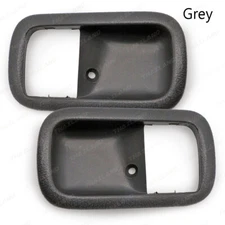 Pair Bezel Inner Interior Door Handle For Toyota Hiace LH112 Van 1989 '95
