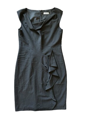 Calvin Klein Womens Career Casual Dress Pencil Black Sleeveless Size 10P | eBay Calvin Klein Womens Career Casual Dress Pencil Black Sleeveless Size 10P | eBay