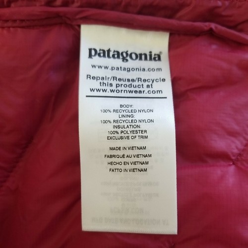 Patagonia Womens XL Macro Puff Jacket. Roamer Red. - Picture 10 of 11